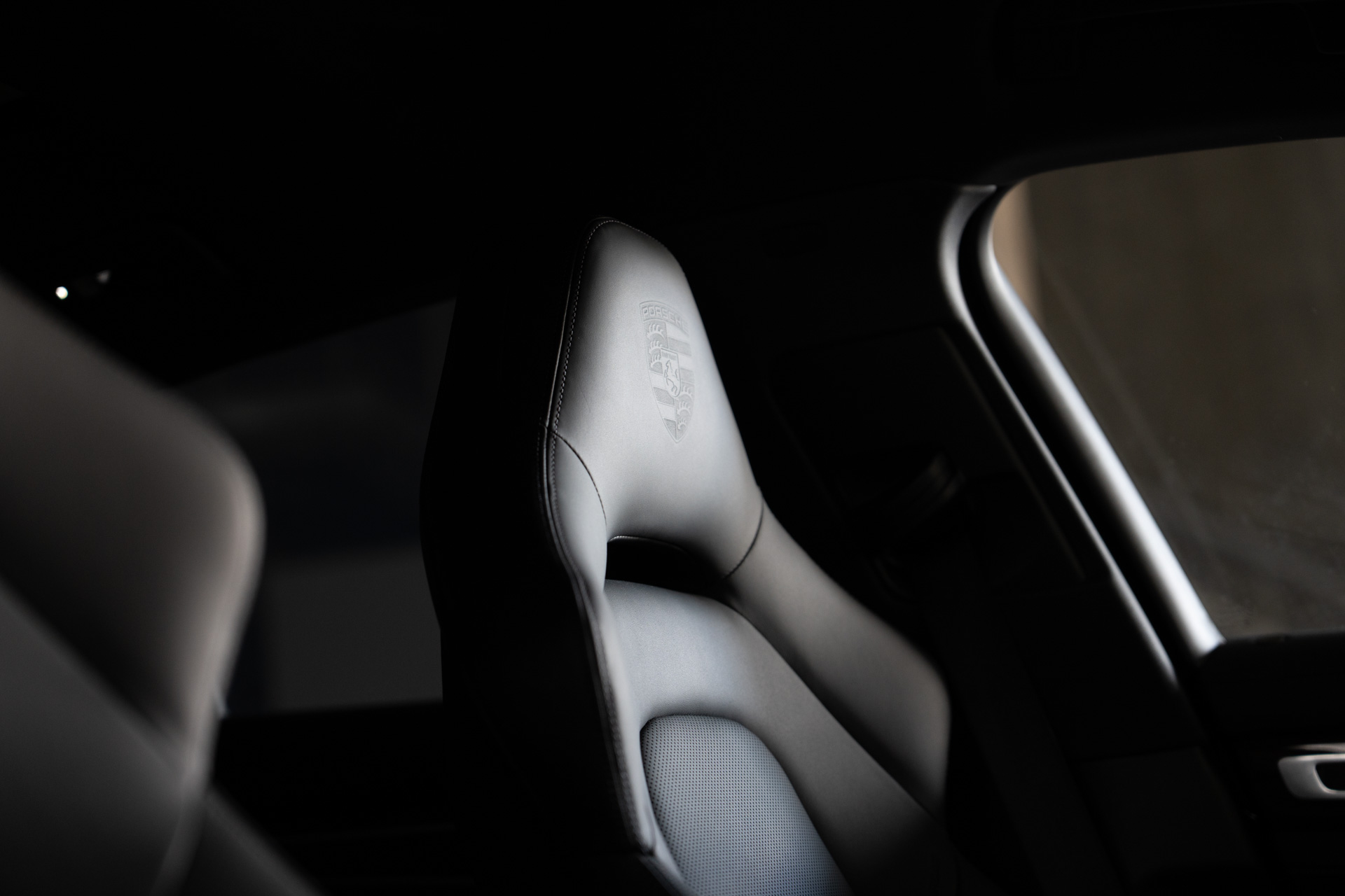 Leather seat detail