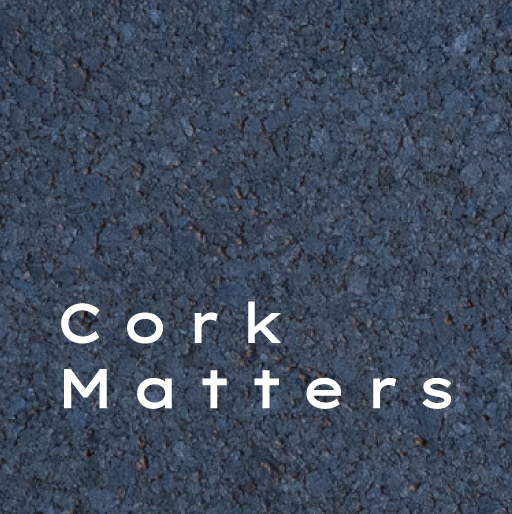 Cork Matters logo on Blue Moon cork