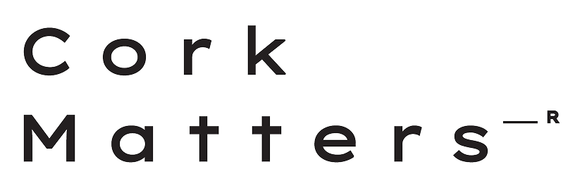 Cork Matters wordmark, dark on light