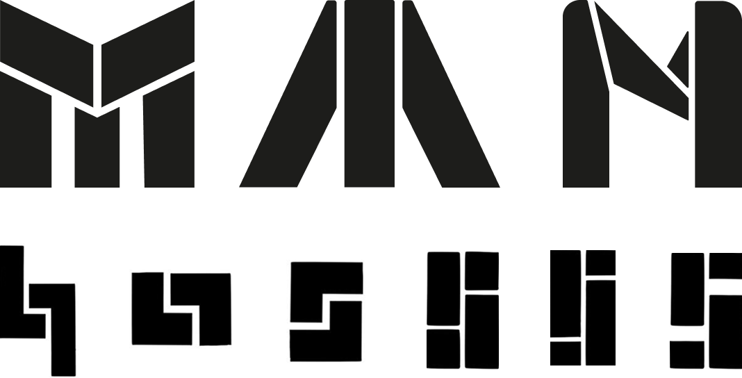 First round of M logo explorations